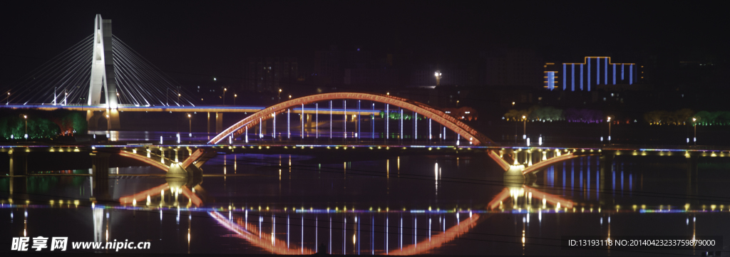 凌河夜景