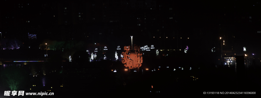 凌河夜景