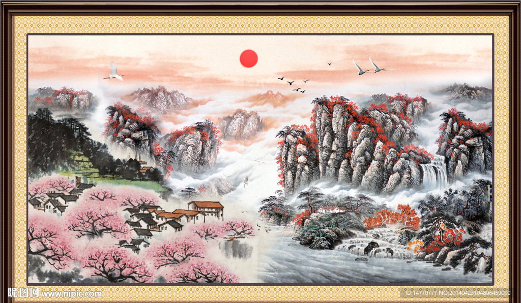 国画山水