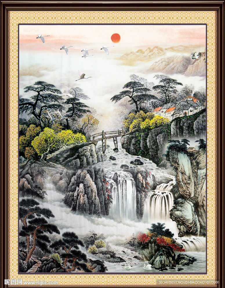国画山水