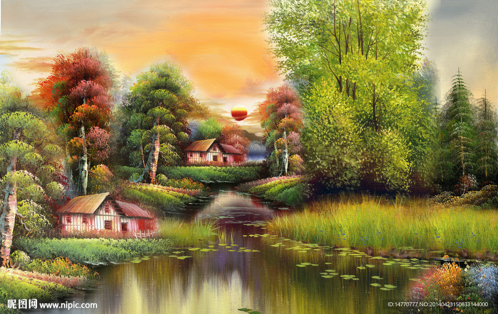 油画风景