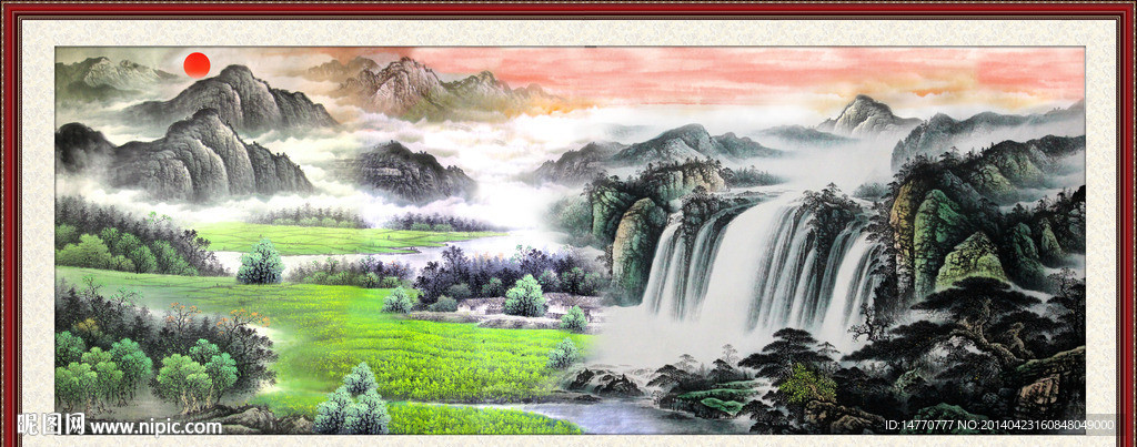 国画山水