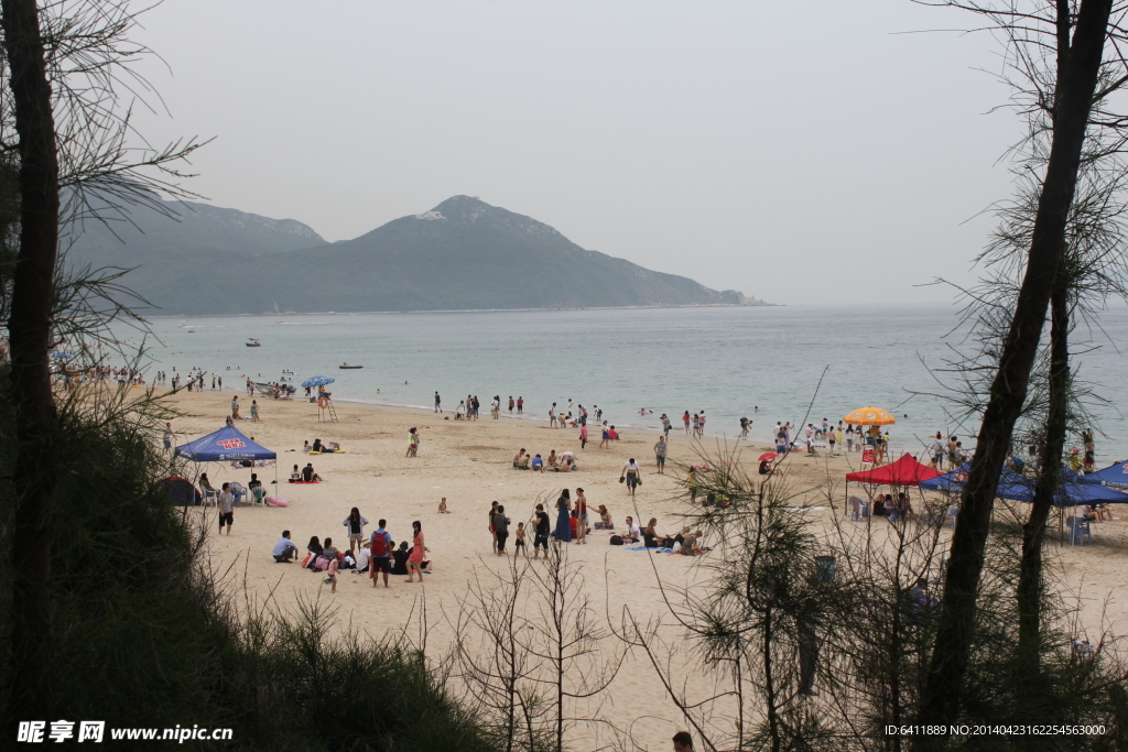 西涌海滩风景