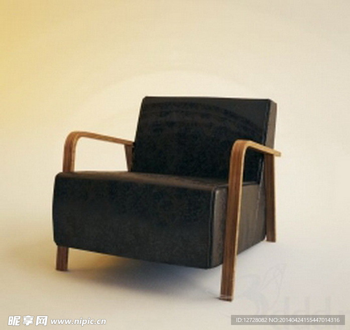 扶手椅 椅子模型