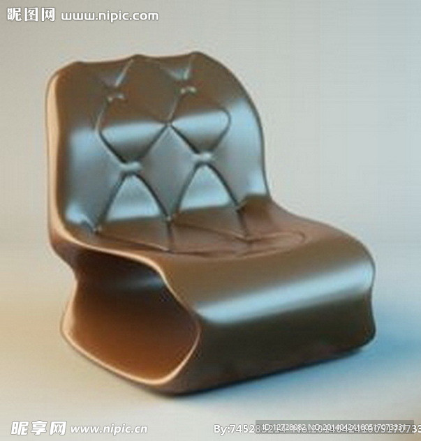 扶手椅 椅子模型
