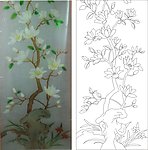 玉兰花 屏风