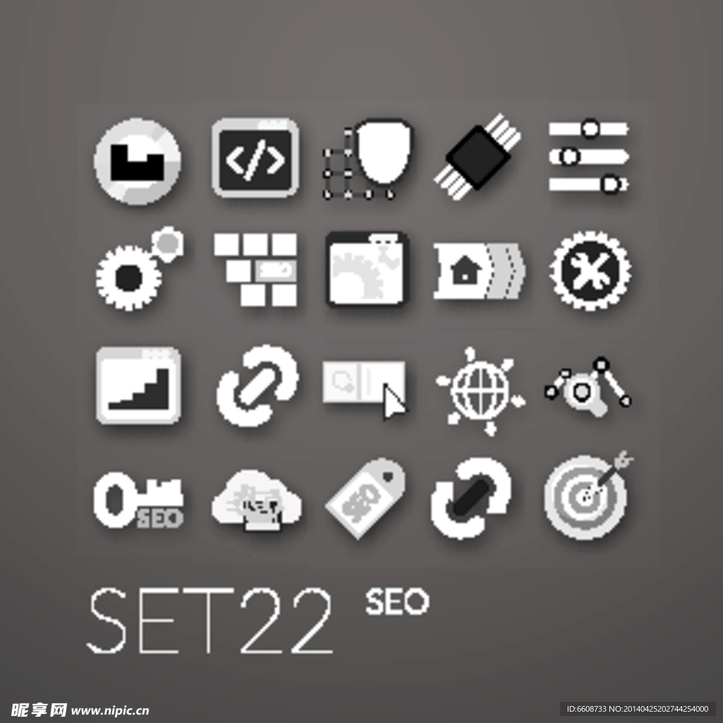 ICON网页图标标志