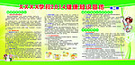 学校春季健康展板