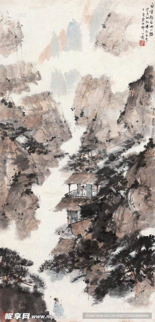 白云只在此山腰