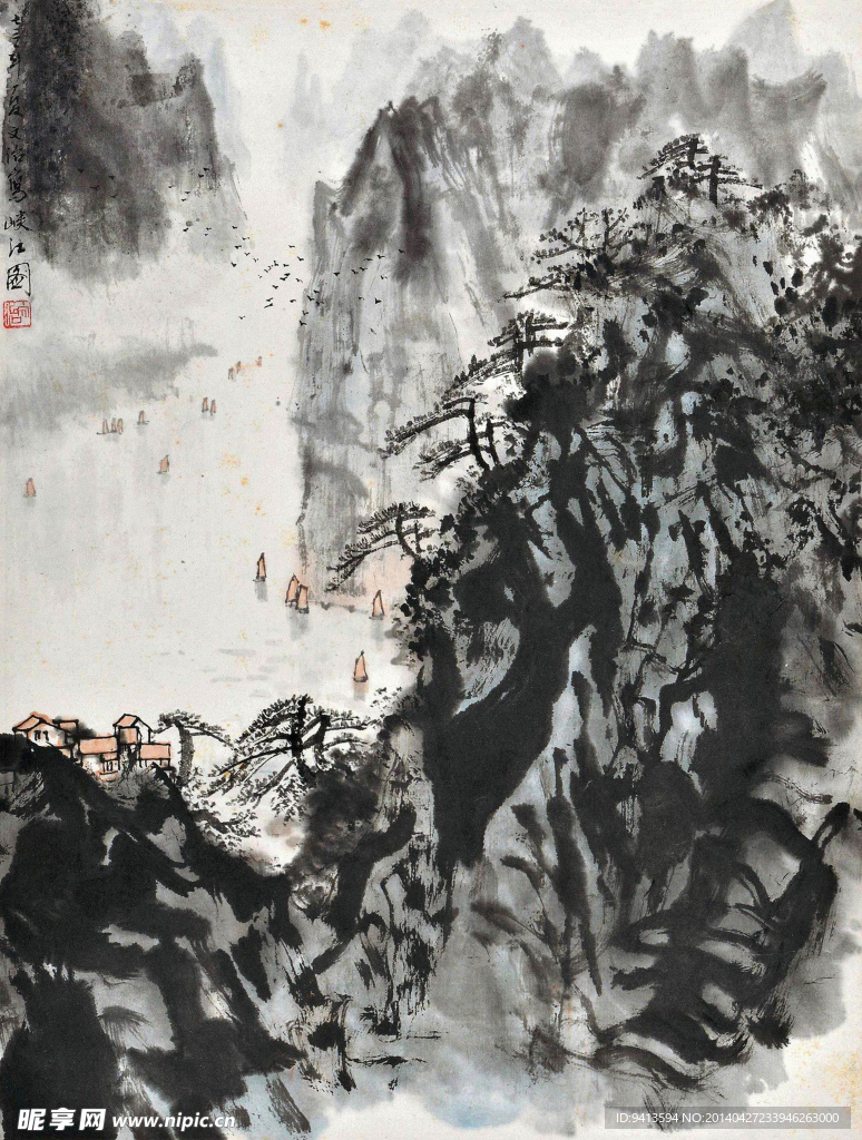峡江图
