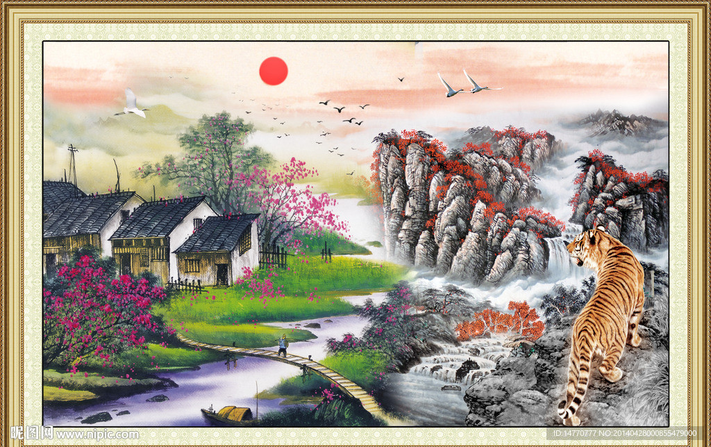 国画山水