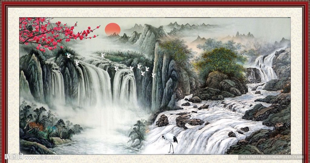 国画山水