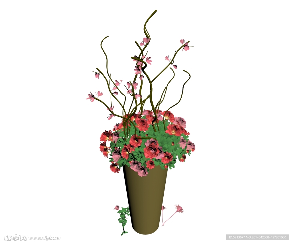鲜花效果图