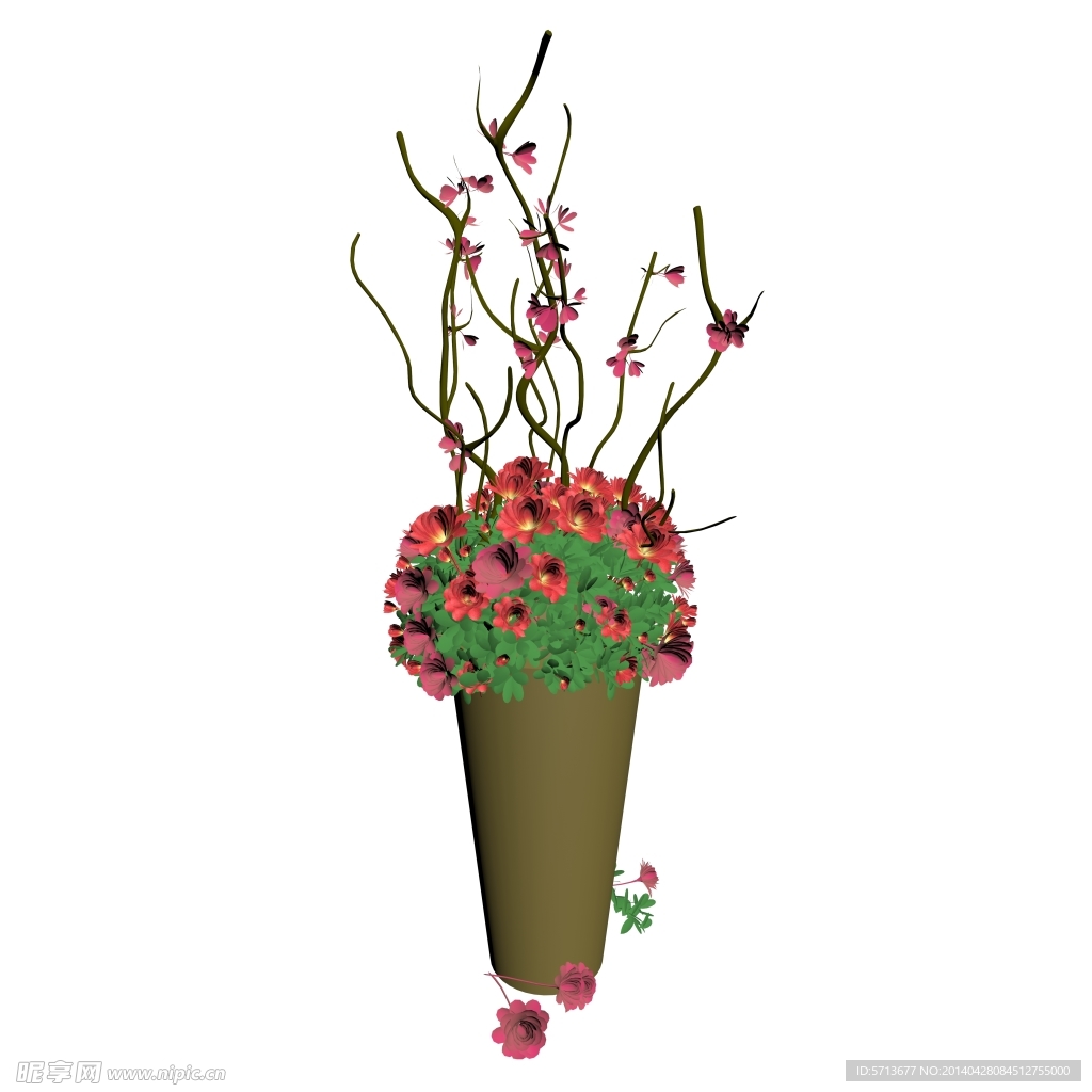 鲜花效果图