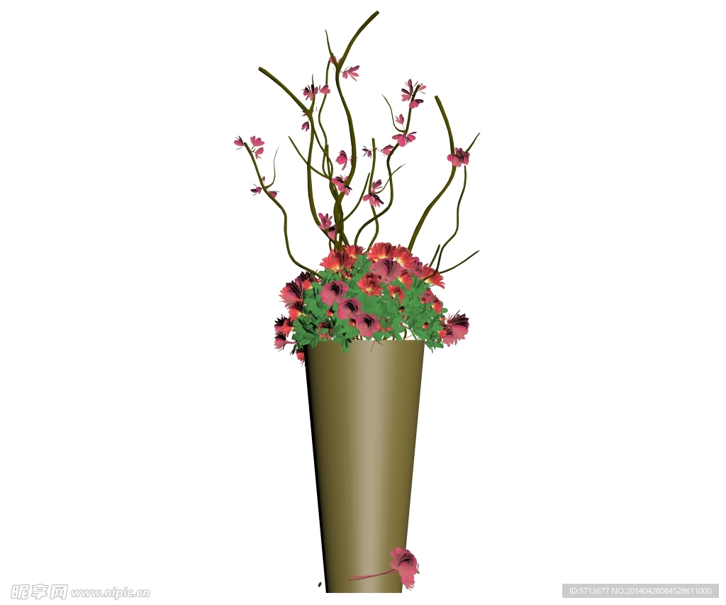 鲜花效果图