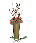 鲜花效果图