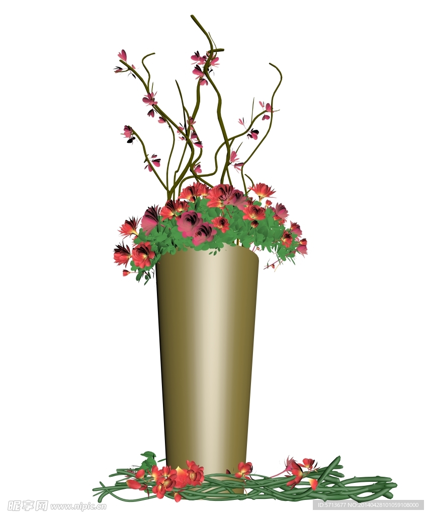 鲜花效果图