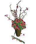 鲜花效果图
