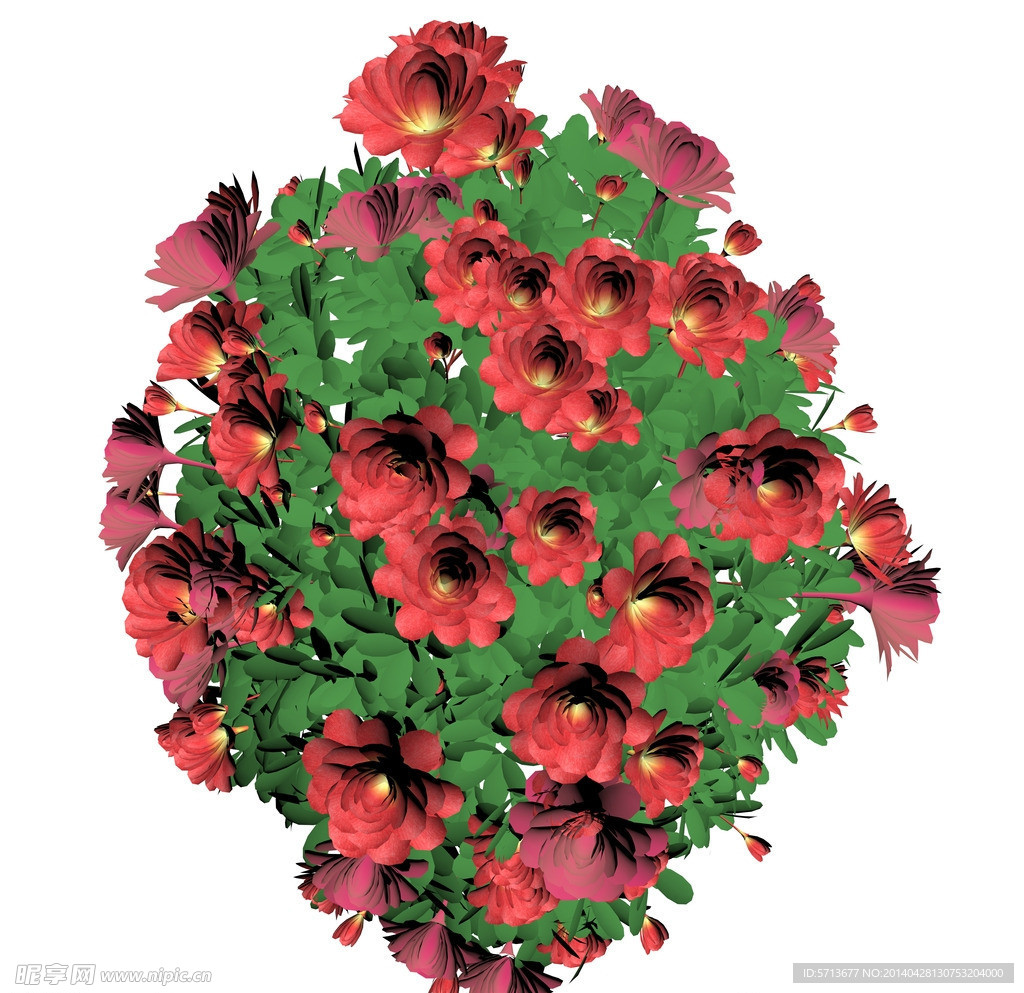 鲜花模型