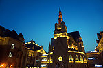 意大利风情街教堂夜景