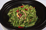 砂锅四季豆