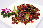 蒜薹炒腊牛肉