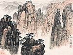 黄山松云