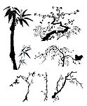 树枝竹叶