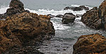海浪礁石