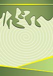 绿色dm单模板
