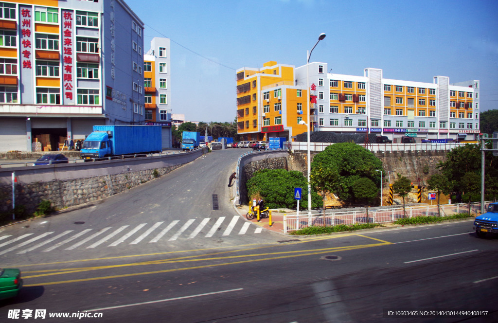 高台建筑交通景观