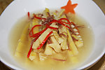 火腿丝蒸春笋