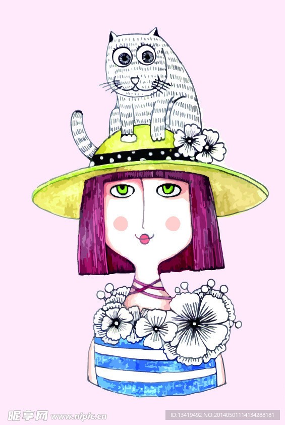 唯美插画