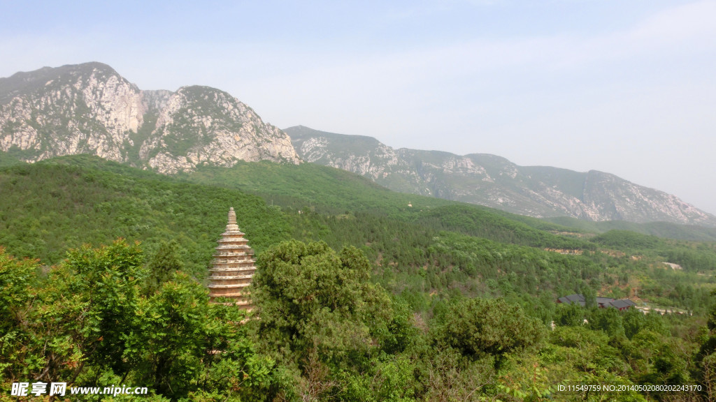 嵩山春景