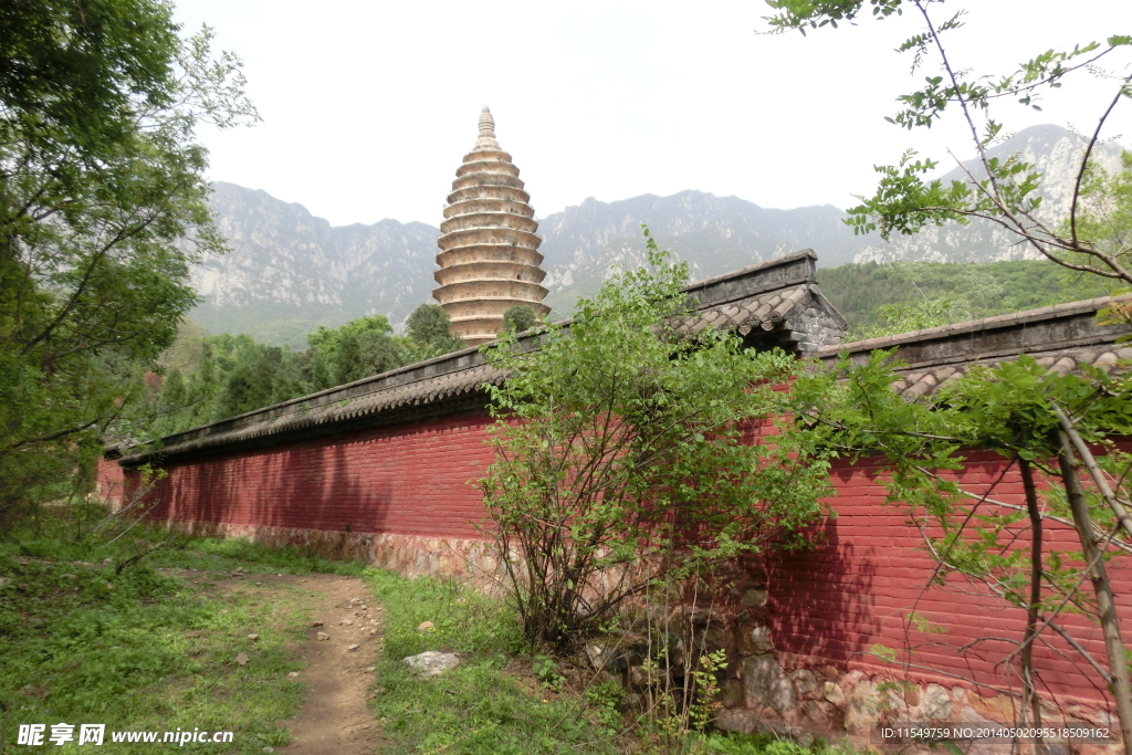 嵩岳寺风景