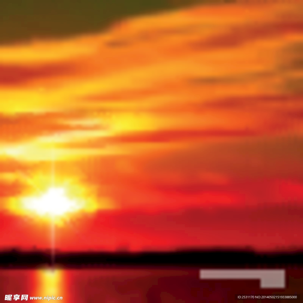 日落背景