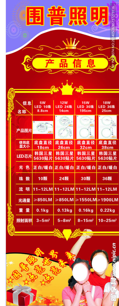 灯宣传单