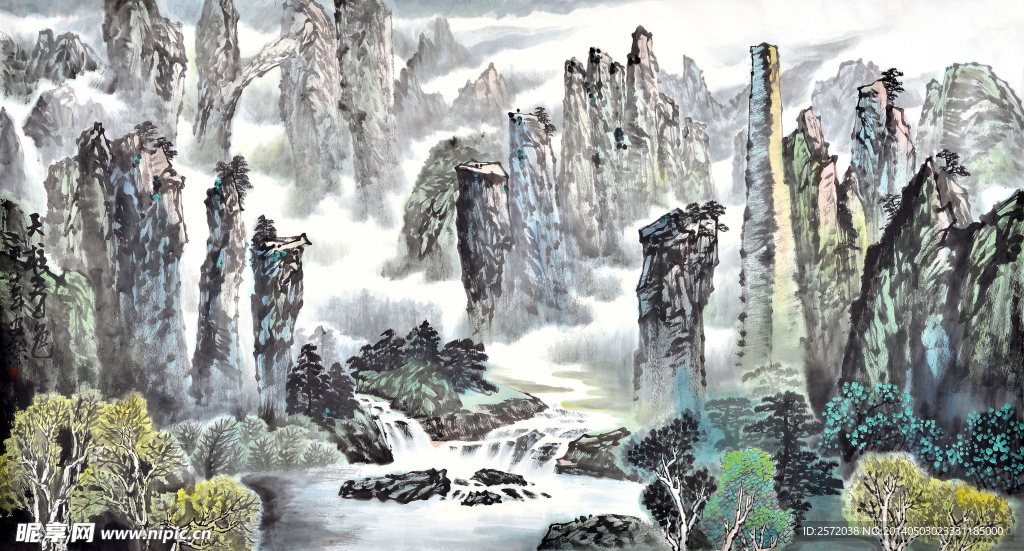 天柱春色