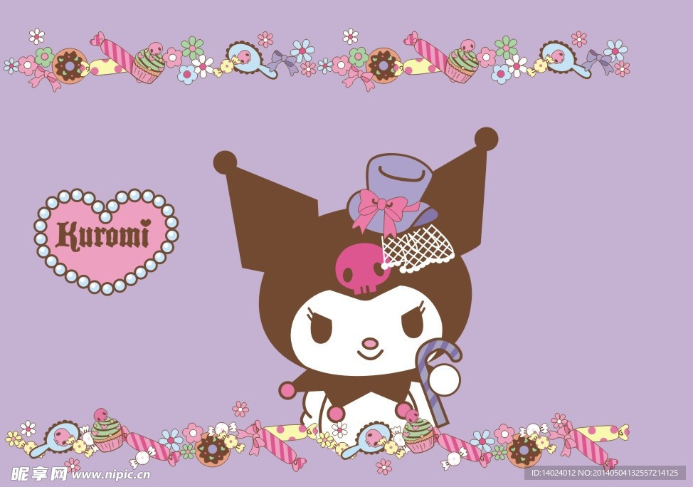 卡通kuromi