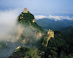 国画长城图片