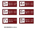 房间指示牌