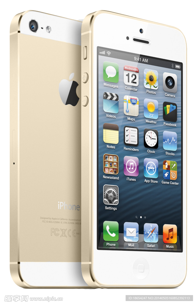 iPhone5s土豪金素材
