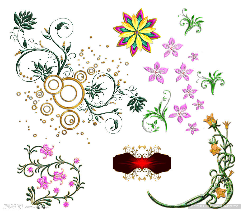 欧式花纹