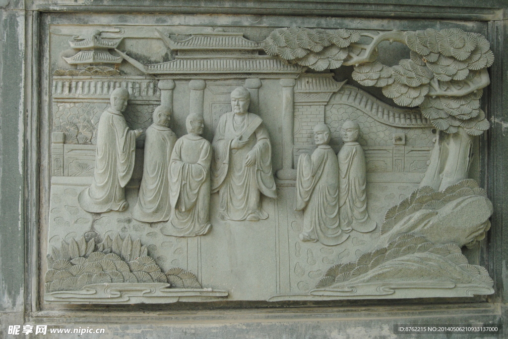 梵天寺石雕