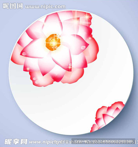 盘子花纹