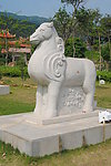北辰山雕塑 马