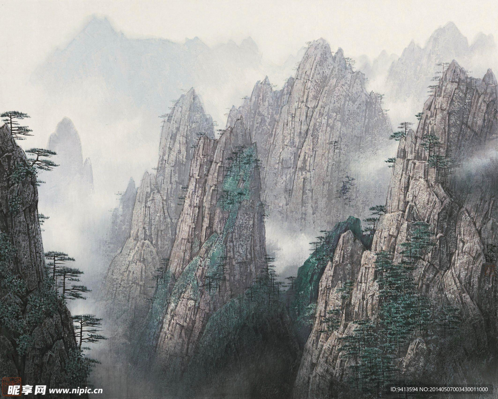 山水国画