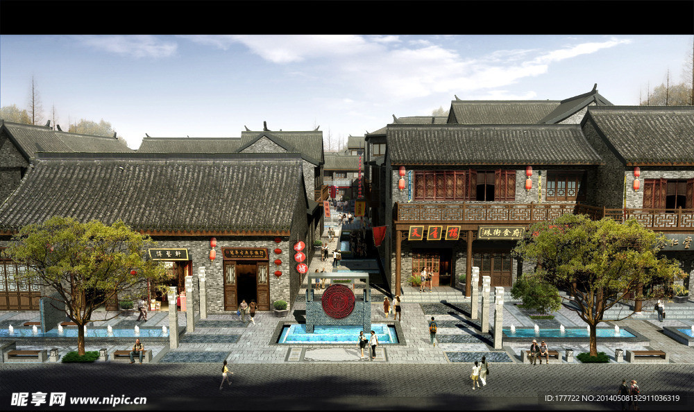 古建景观PSD