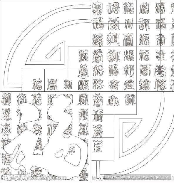 雕刻花纹