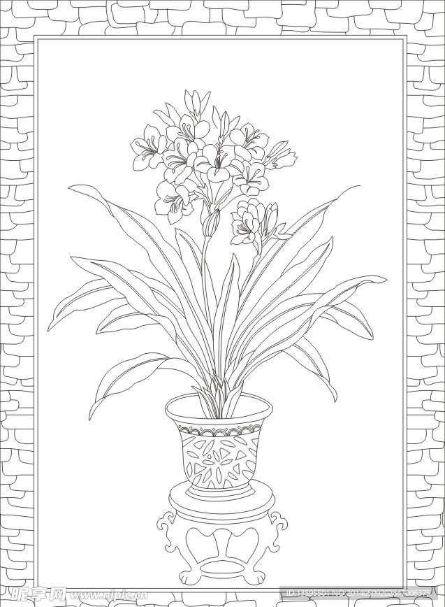 雕刻花纹
